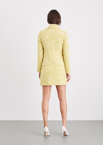 Phase Eight Demelza Tweed Jackets Yellow Australia | VT8934516